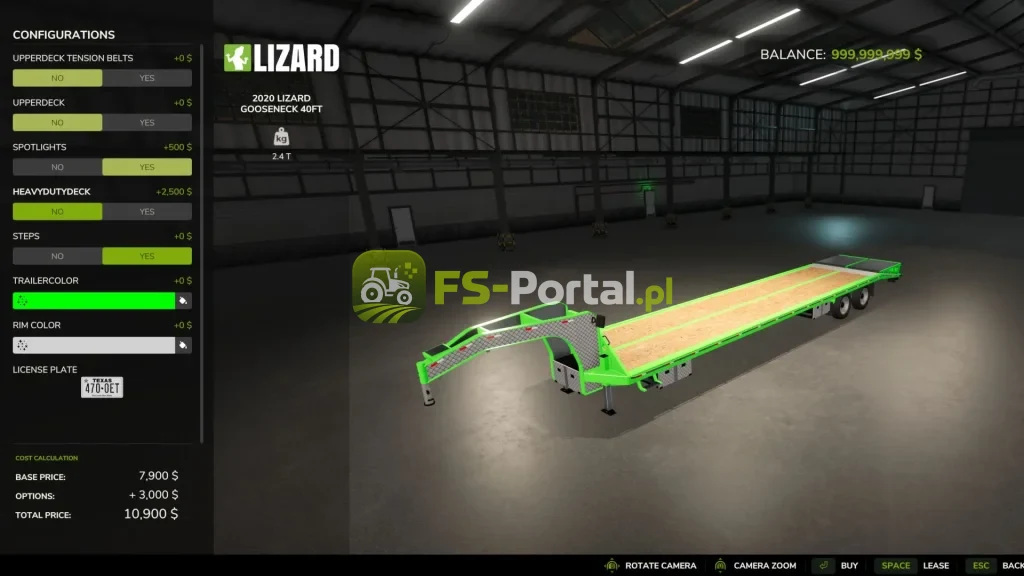 2020 Lizard Gooseneck