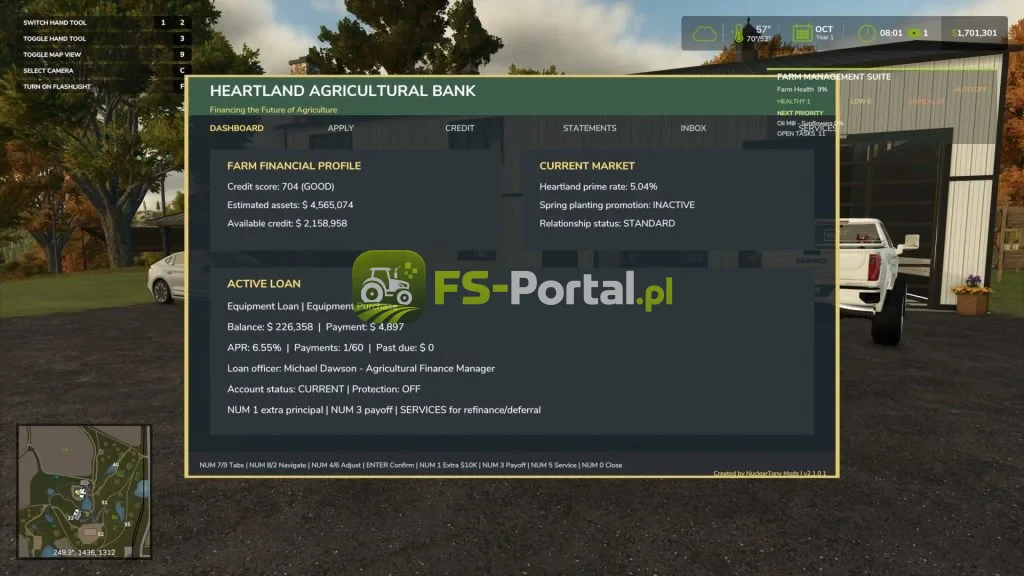 Heartland Agricultural Bank (Realistic Loans)