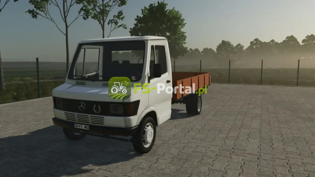 Mercedes Flatbed Truck