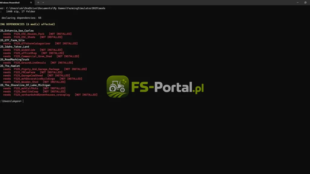 Mod Dependency Scanner