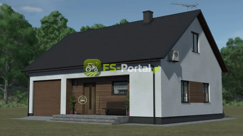 Pack Of Two Modern Farmhouses