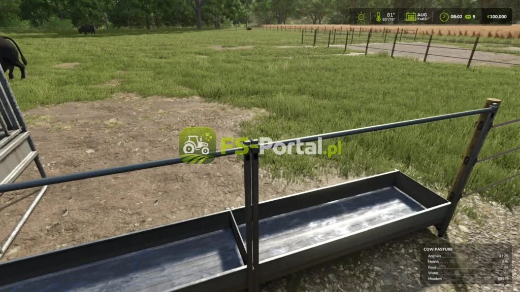 Rain Fills Water Troughs