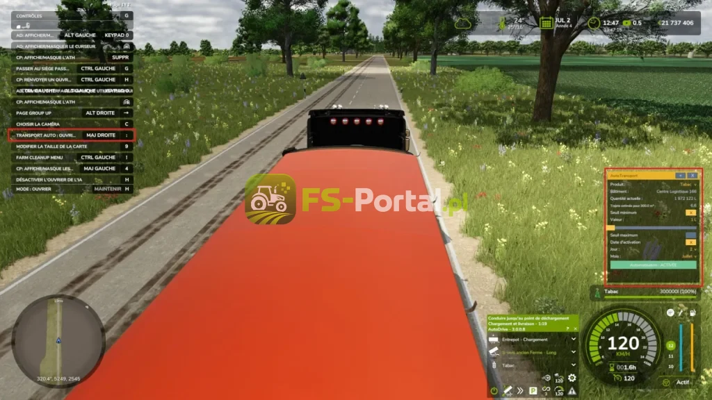 AutoTransport for AutoDrive