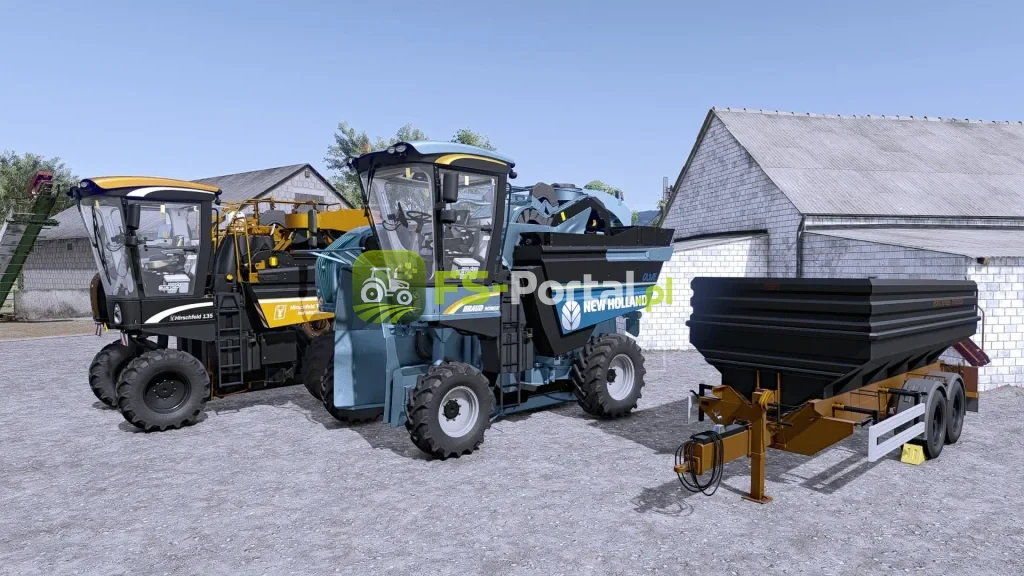 Harvesters & trailers for grapes and olives – choice of colors, more power, more volume!