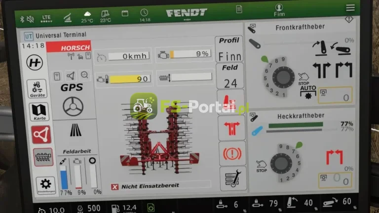 Horsch Grubber isoBUS Screen (Prefab)