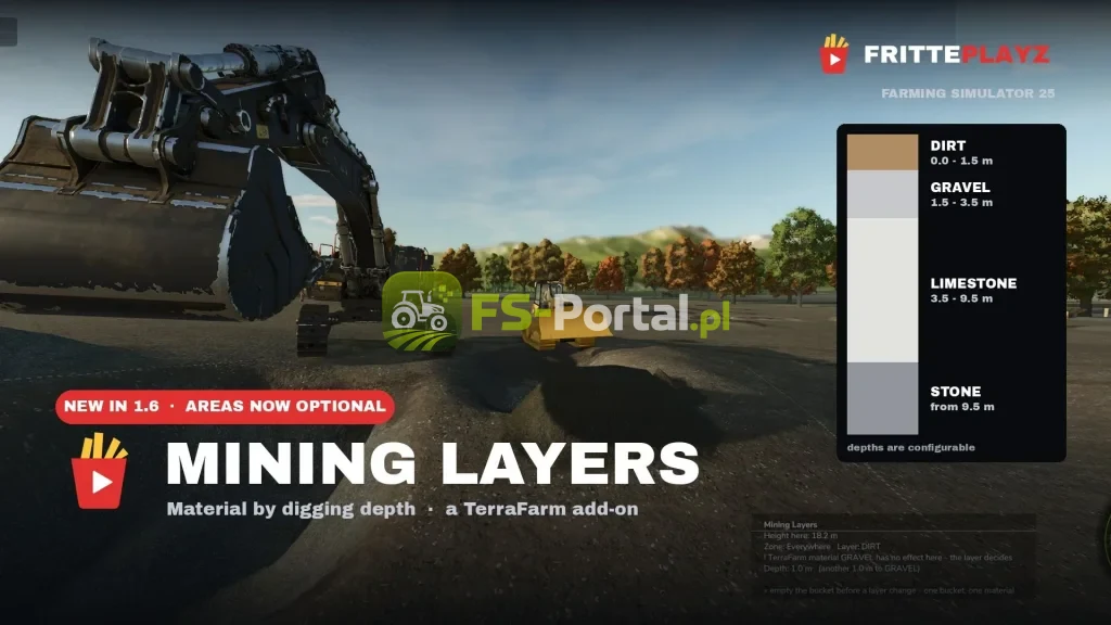 Mining / Pit Layers (TerraFarm Add-on)