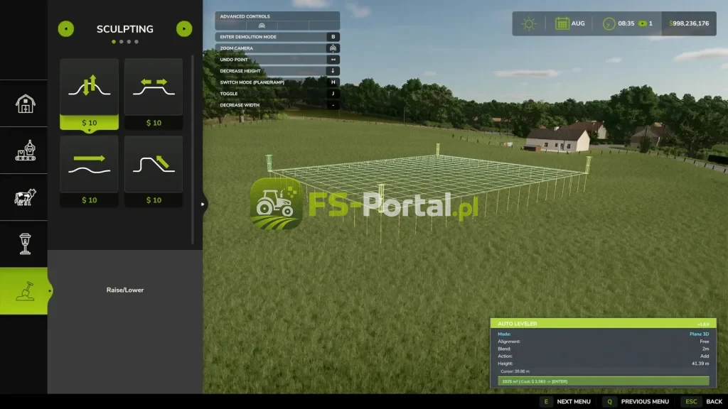 Auto Leveler – Landscaping Terraformer & Slopes
