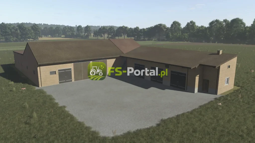 Polish Pigsty With Barn