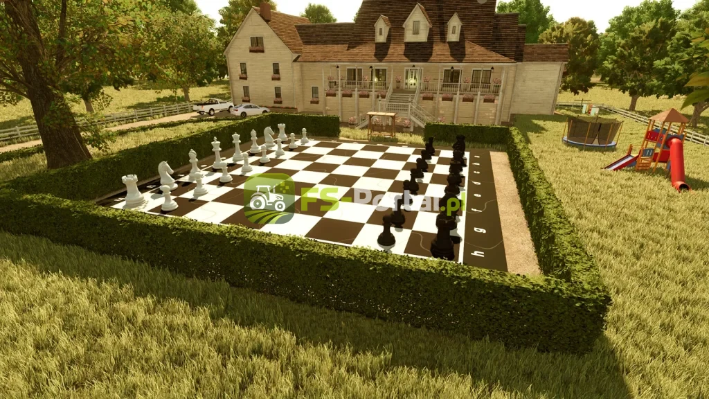 Playable Garden Chess Set