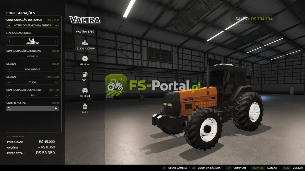 Valtra 1780