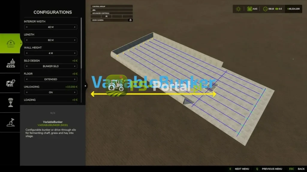 Variable Bunker Silo