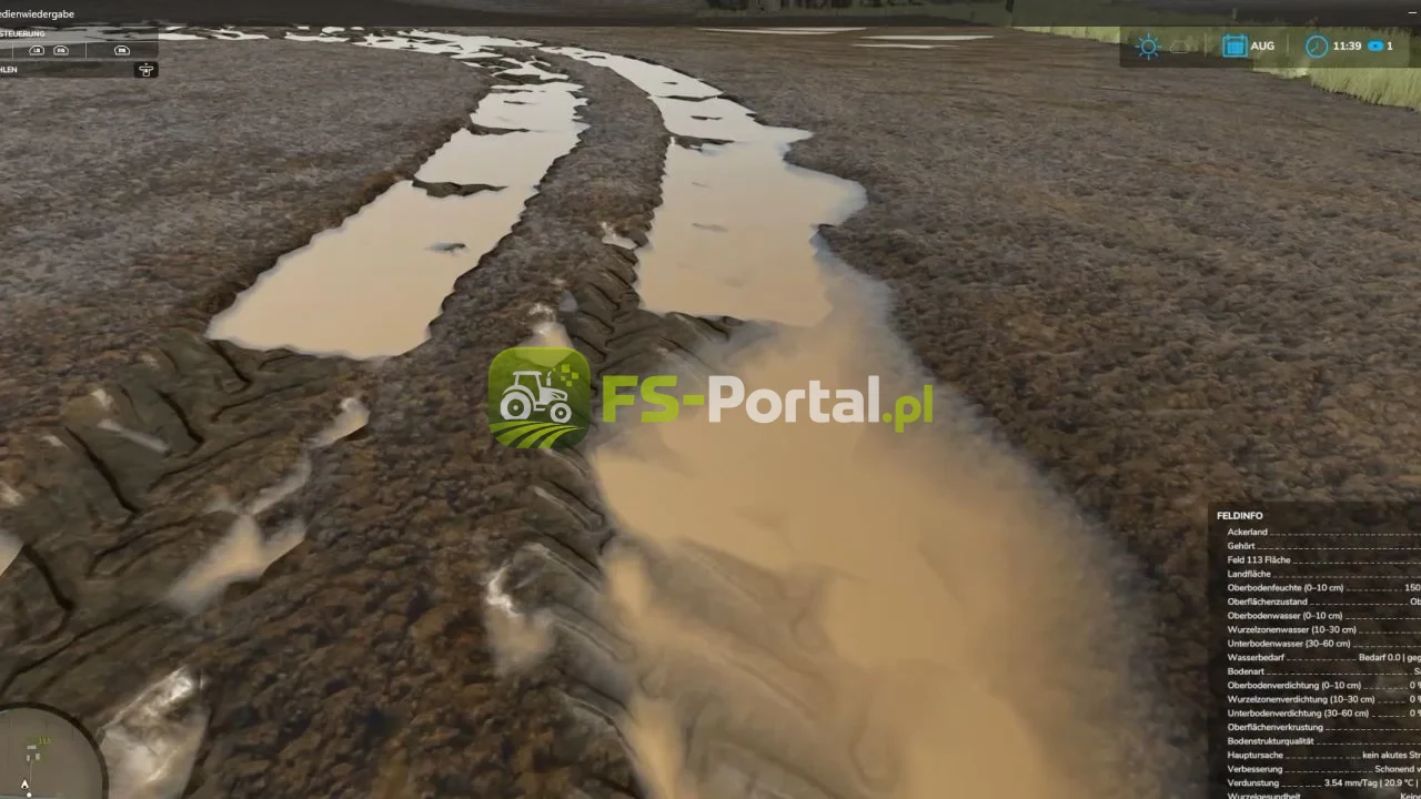 Water in deep wheel tracks — zdjęcie 1