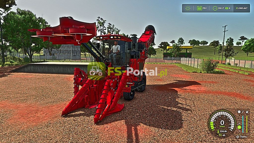 Case IH Austoft 8800 WHC Australian (tire-equipped version)