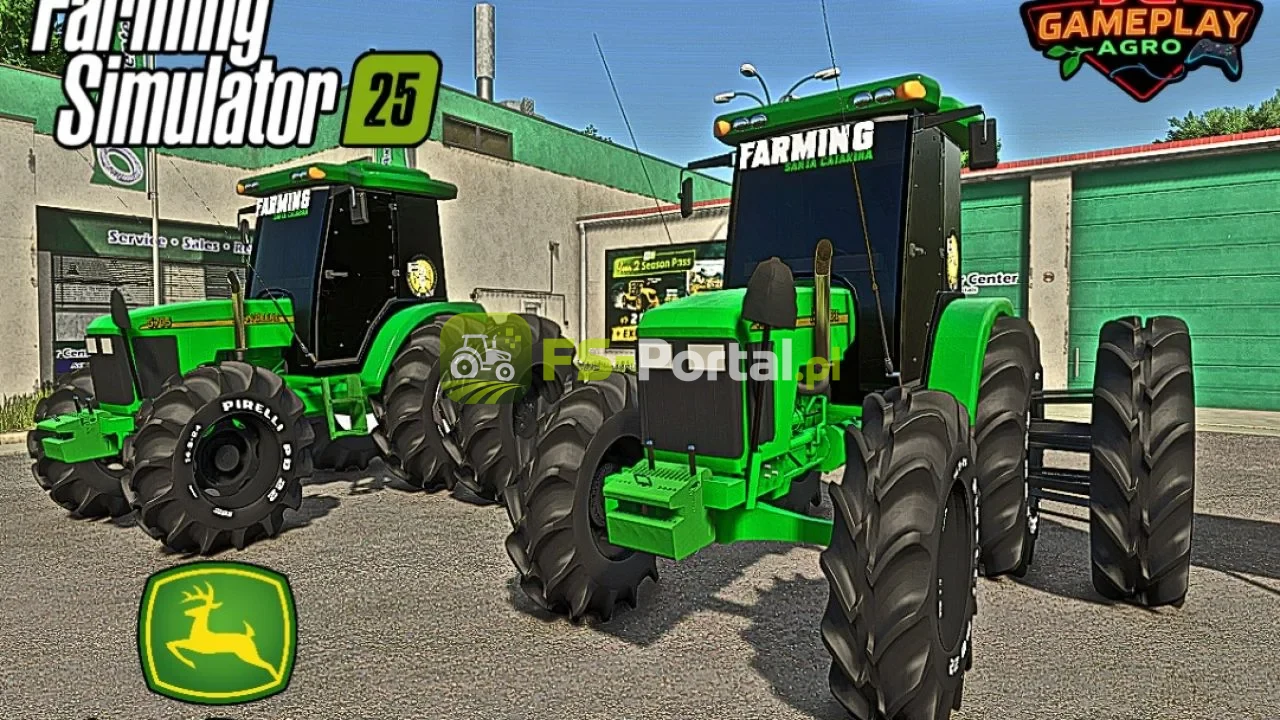 John Deere 5705 with cab (rice farming) — zdjęcie 1