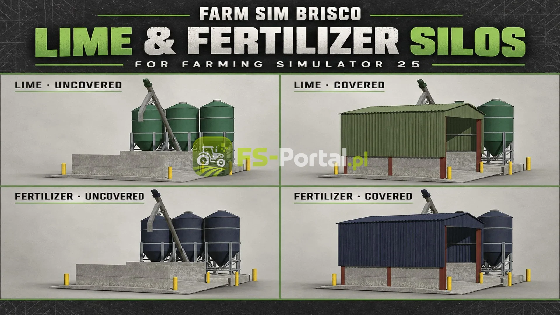 Lime and fertilizer silos — zdjęcie 1