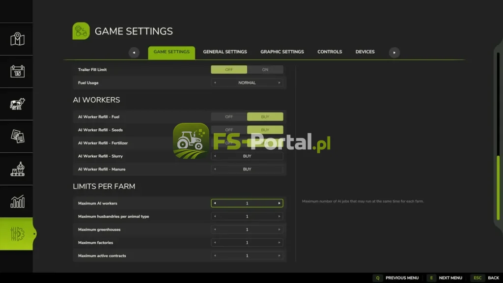 Farm Limit Manager