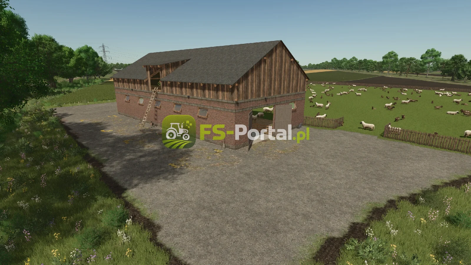 Sheep Goat Barn With Bale Storage — zdjęcie 1