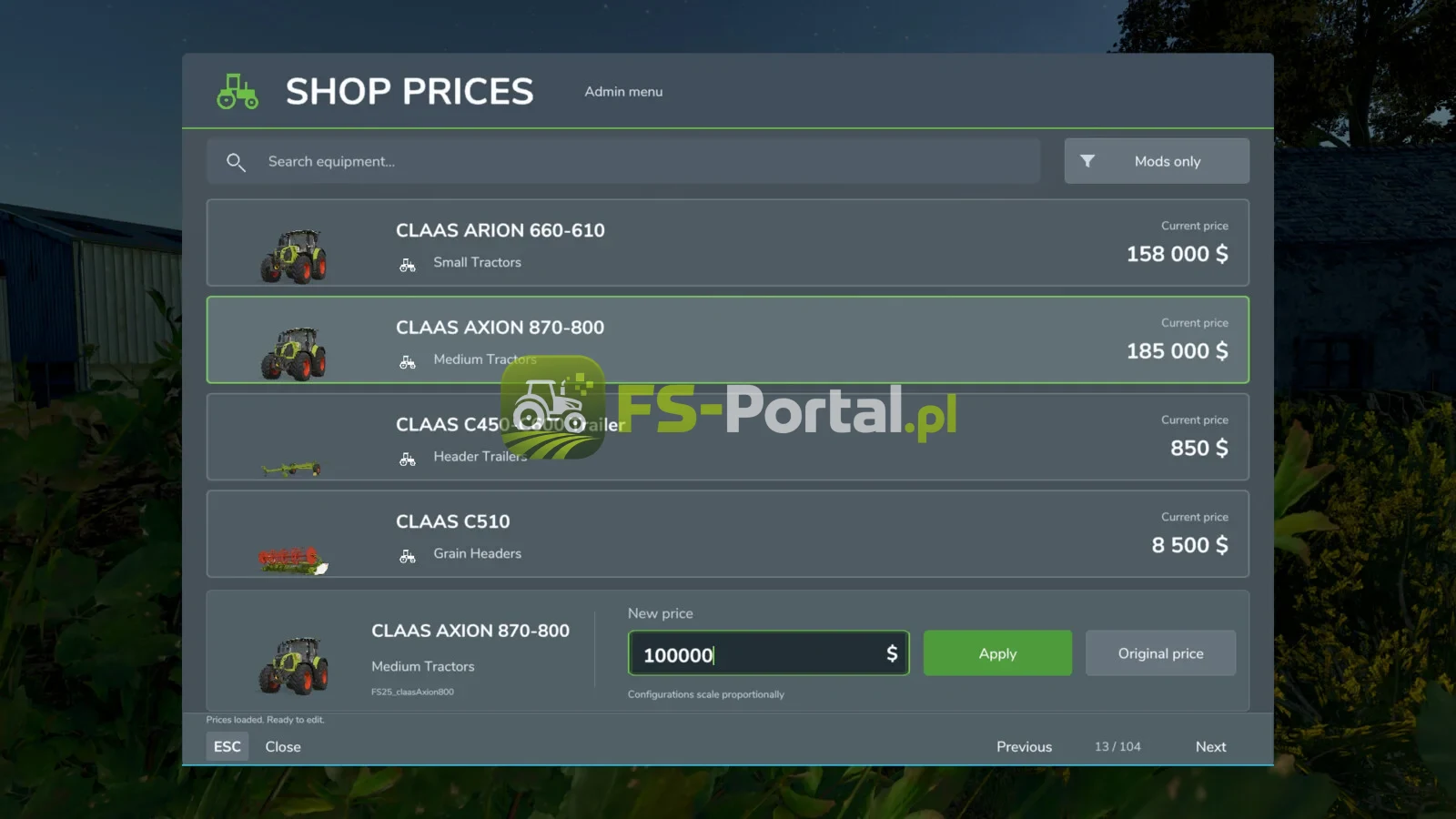 Admin Shop Prices — zdjęcie 1