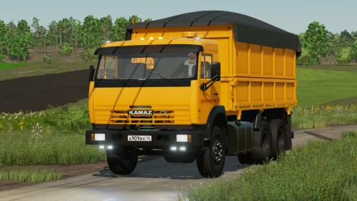 More information about "FS22 Kamaz-55102 + przyczepa"