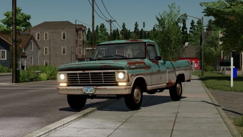 More information about "Zardzewiały pick-up Forda z 1967 r"