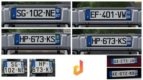 More information about "French license plates"