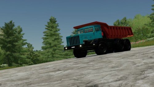 More information about "Maz-530 trailer truck"