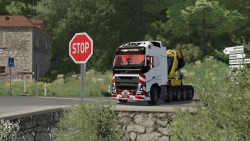 More information about "Volvo FH16 5 osi z dźwigiem Effer"