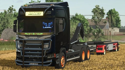 More information about "Scania R HKL & Hueffermann HKL Container Trailer"