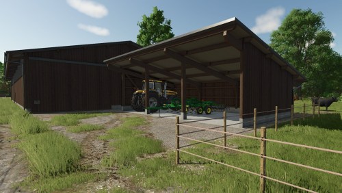 More information about "Farm Buildings With Dark Wood"