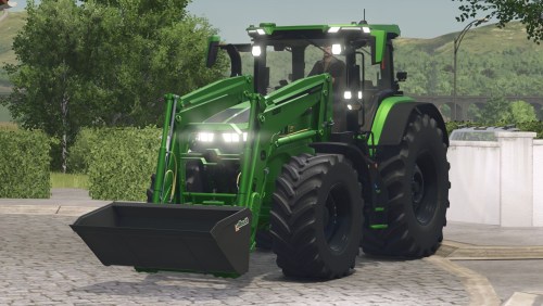 More information about "John Deere 7R with front loader"