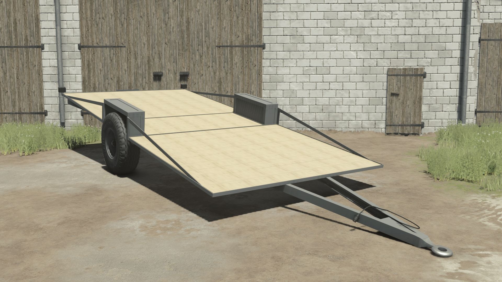 Old Bale Trailer