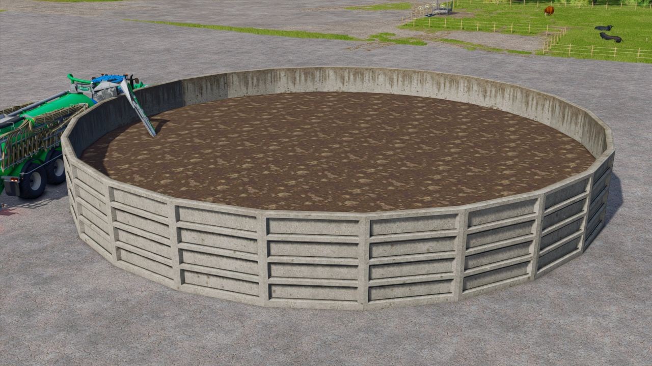 Placeable slurry manure tank (unlimited free)