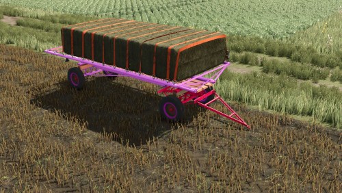More information about "Romanian bale trailer (pink)"