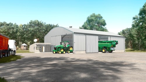 More information about "Shed With Workshop And Office"
