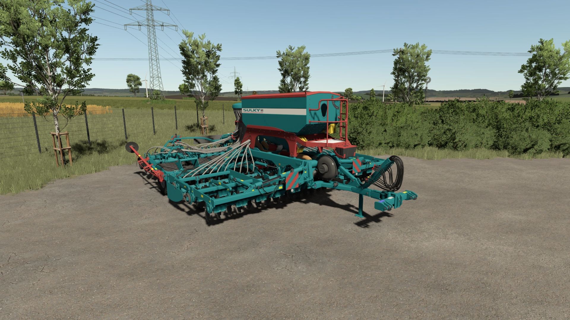 Sulky seeder