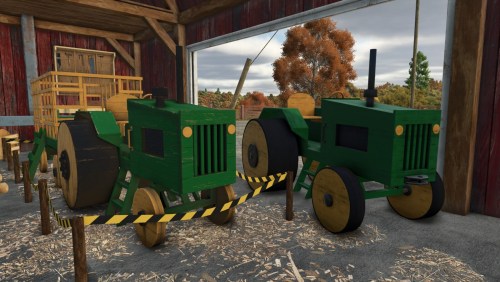 More information about "Wooden Tractor Set"