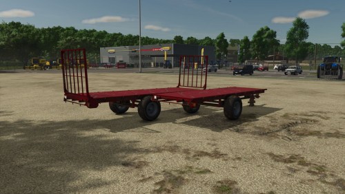More information about "Old flatbed trailer"