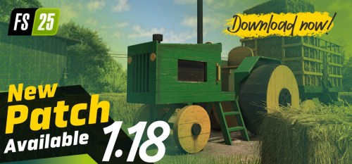 More information about "Patch 1.18 is now available for FS25!"